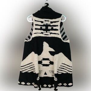Ryan Michael Phoenix Vest Fleece Wool Blend Aztec Western Top